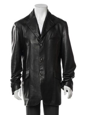 Chrome Hearts Collectors Black Leather Jacket!